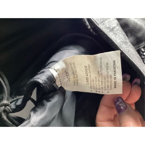 Tennessee Leather Women’s Leather Biker Vest Sz XL Black Harley Davidson - Picture 9 of 11